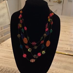 Colorful beaded necklace.